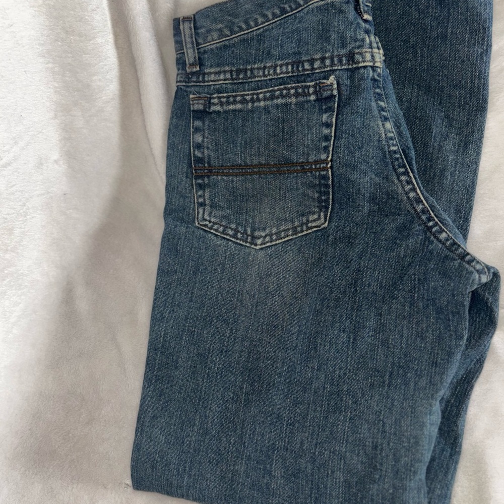 Boys wranglers 20x Blue Denim Jeans size 16 regular with adjustable waist